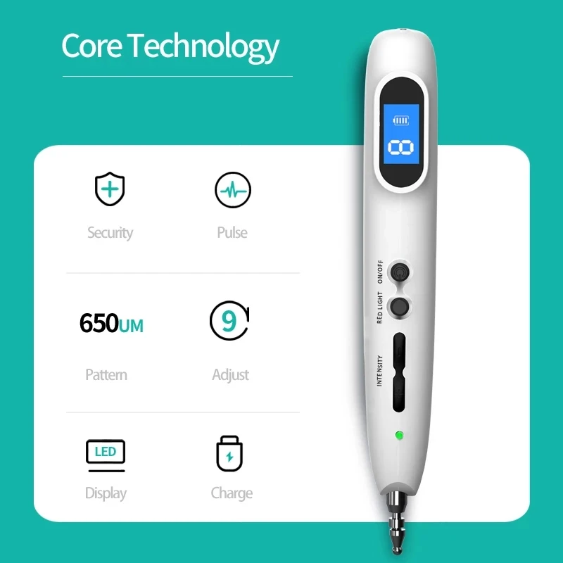 

Leawell Newst Electronic Acupuncture Pen Electric Meridians Laser Therapy Heal Massage Pen Meridian Energy Pen Relief Pain Tools