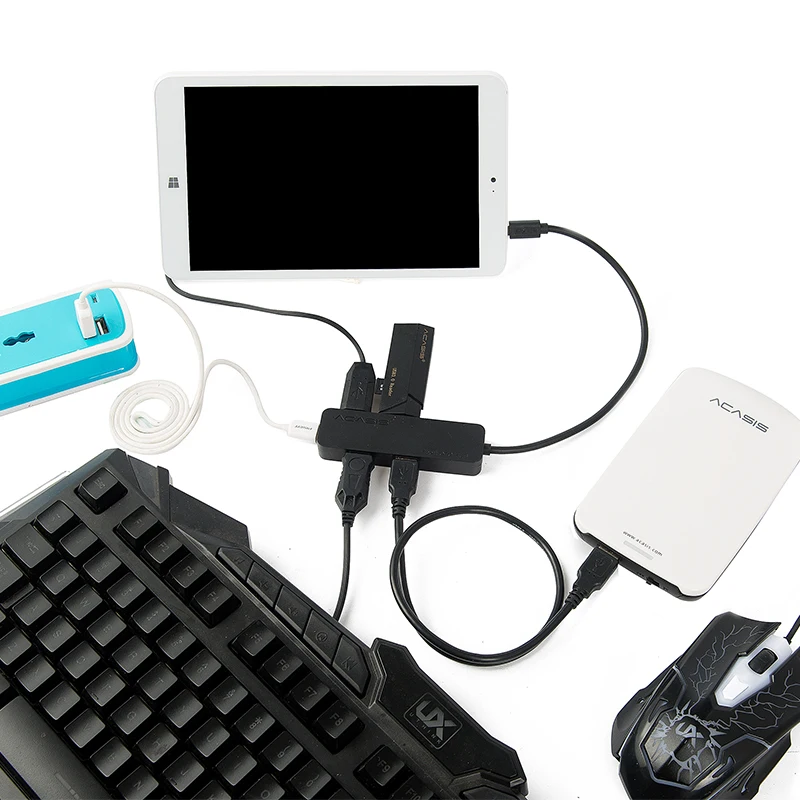 Разветвитель Acasis usb хаб 4 порта USB 2 0 со стандартным портом Для iMac аксессуары для