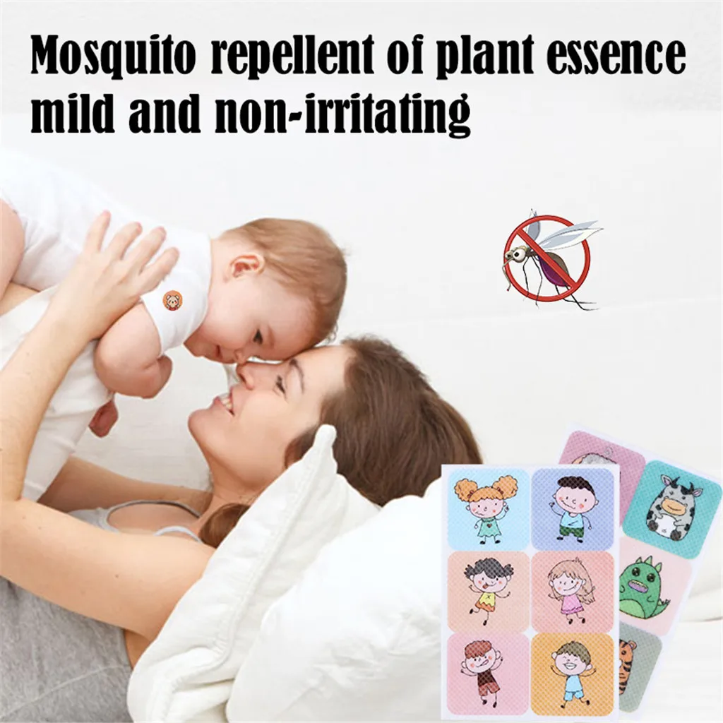 

Cartoon Mosquito Repellent Stickers Smmer Outdoor play, camping and fishing, use lasting 24 hours mosquito killer