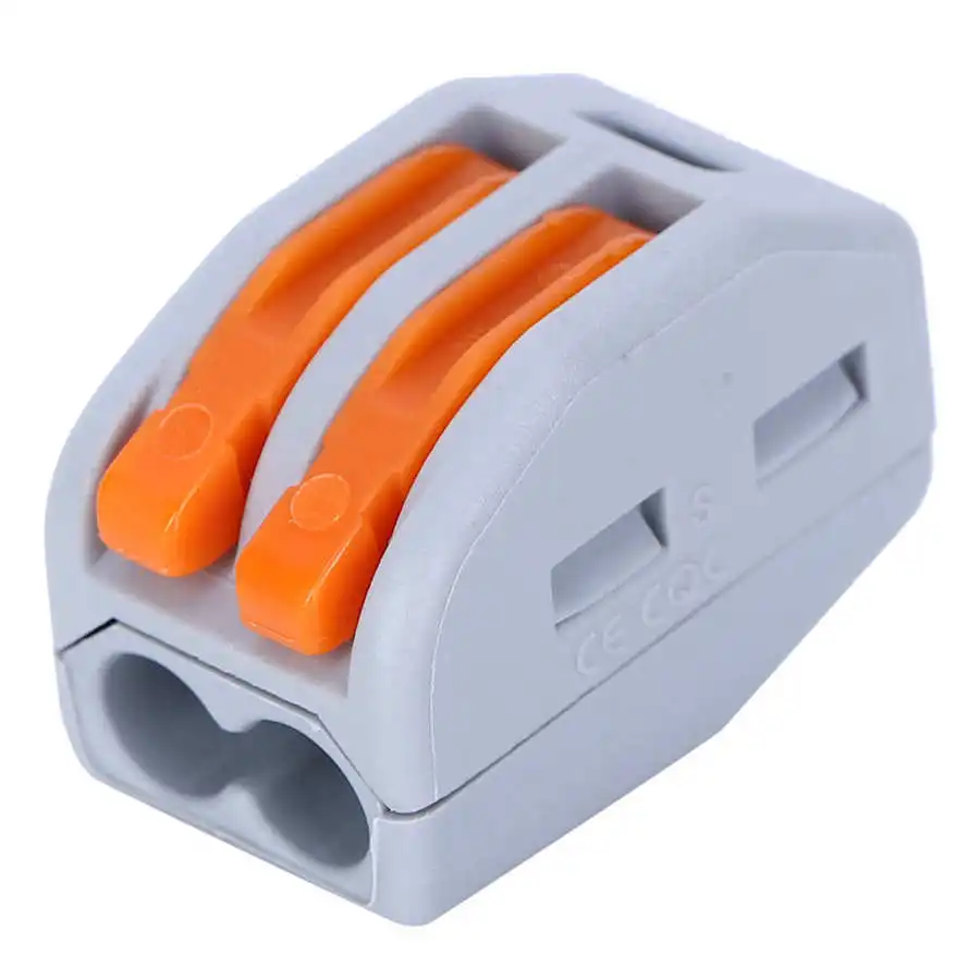 20 шт. компактный соединитель проводки с 2 портами|Терминалы| |