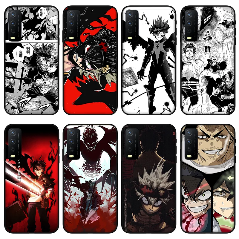 

Anime Black clover AstaBlack sili Phone case for vivo y20 y30 y50 y53 y52 y31 y53 Y18 Y19 Y15 Y12 Y51 Y85 Y97 Y70s Y12 Y11 case