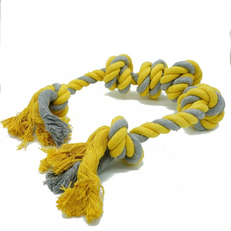 1 шт. игрушка для собак жевательная Веревка Узел Стоматологическая дрессировка