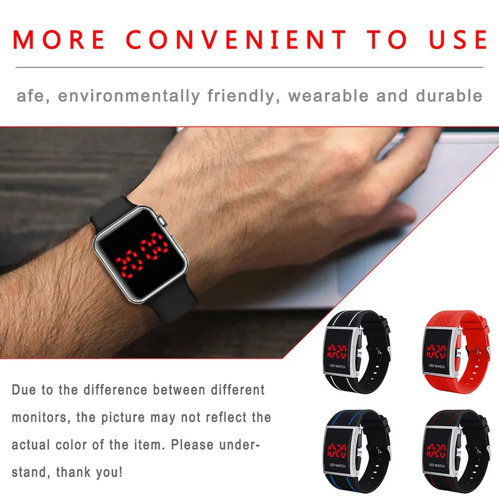

Men's LED Watches male Digital Watch Men Watch rubber digital Watch Men Clock Hodinky relogio montre homme saat montre femme Hot