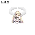 Кольцо TAFREE из эпоксидной смолы с перекрестными волнами, в стиле аниме, для моих девушек, акриловое обручальное кольцо, ювелирные изделия, новинка 2020