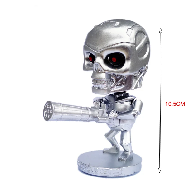 Креативные украшения в форме черепа для автомобиля с тряской головой украшение