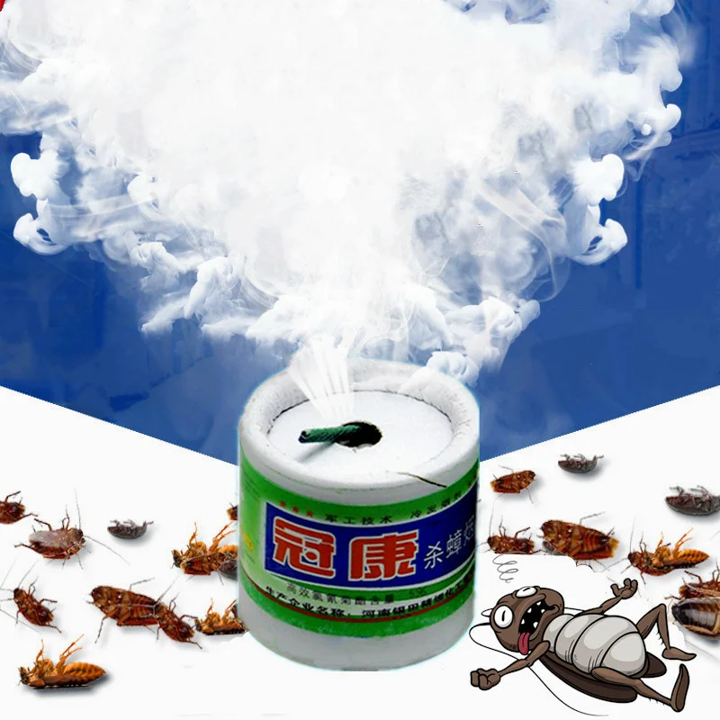 

6pcs Cockroach Smoke Insecticides Poison Bomb Magical Smog For Mosquito Flies Medicine Bug Flea Ant Killer Insect Pest Control