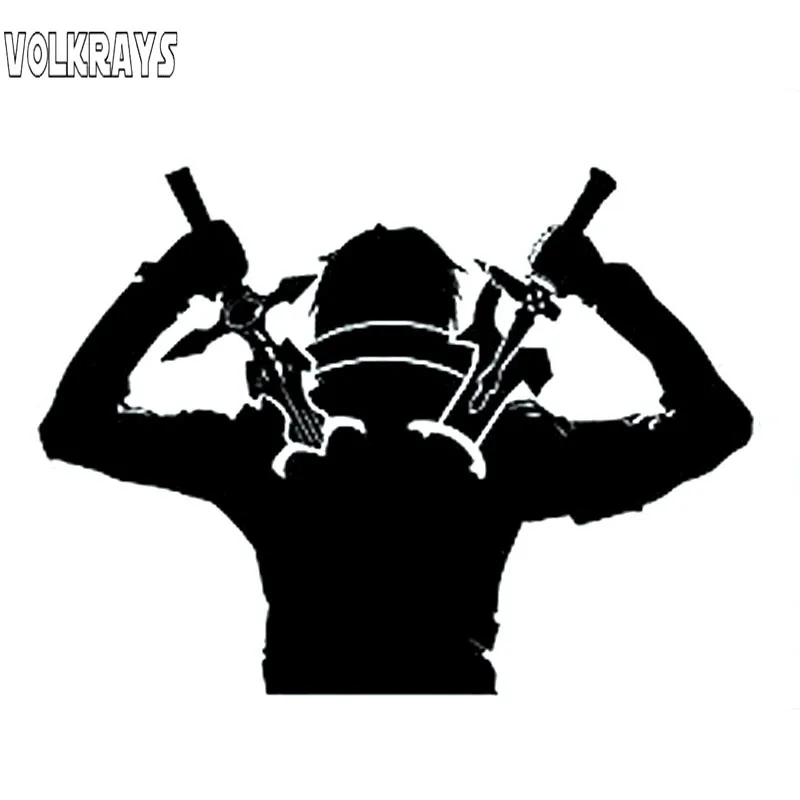 Volkrays интересный автомобильный стикер аниме ниндзя воин мечи аксессуары