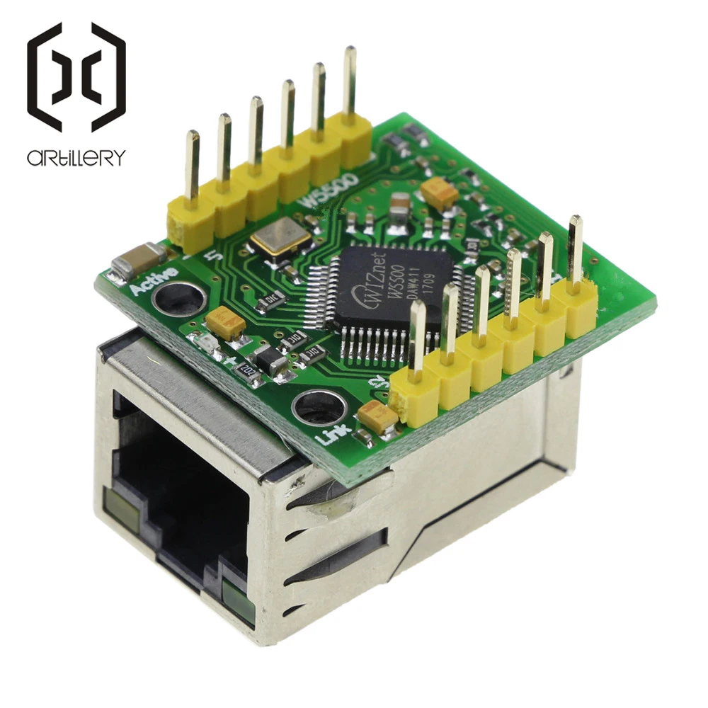 USR-ES1 W5500 чип SPI в LAN/Ethernet конвертер TCP/IP мод