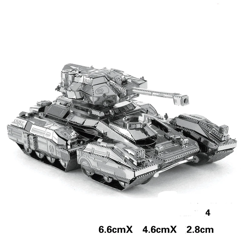 Танк военная модель строительные блоки кирпичи 3D сделай сам простая