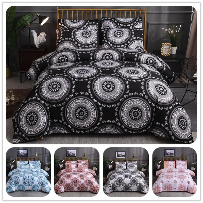 

1314 Hot Selling Bedding Bohemian National Style Home Textiles Bedding Set Bedding Set Queen King Size Bed Set Home