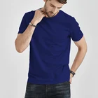 Футболка Базовая для мужчин и женщин, хлопковая Простая рубашка с короткимдлинным рукавом, без принта, с логотипом, однотонная, весна-лето