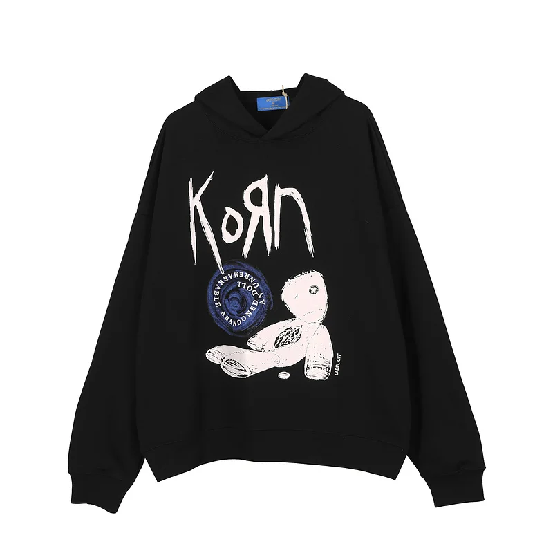 

2020 Doll Printing Pullover Women Men Sweatshirts Hiphop Streetwear Men Casual Hoodie