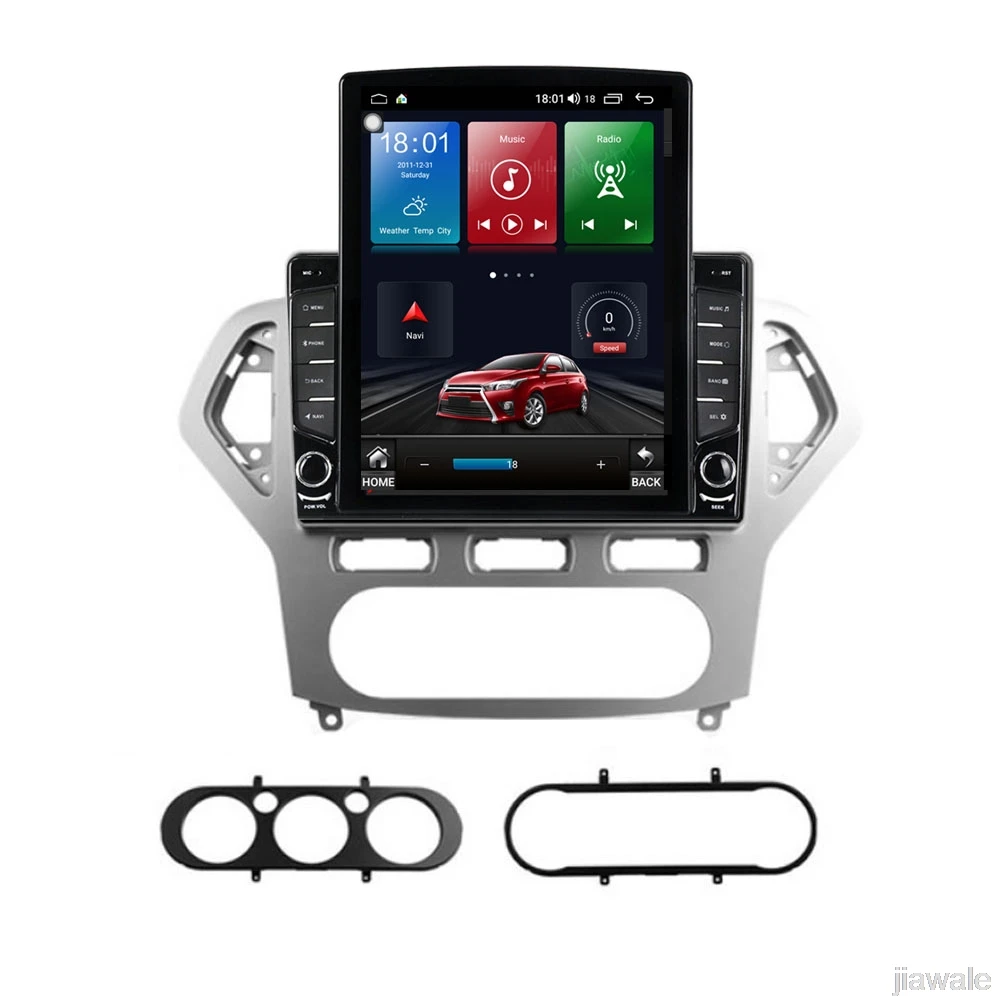 

9.7" octa-core tesla style vertical screen Android 10 Car GPS video Multimedia for ford Mondeo 2007-2010