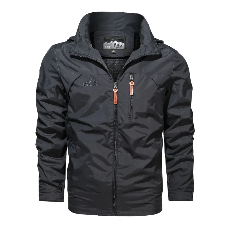 

New Men's Bomber Jacket 2021 Spring Windproof Casual Military Tactical Jackets Men Breathable Waterproof Coat Outdoor Stormwear