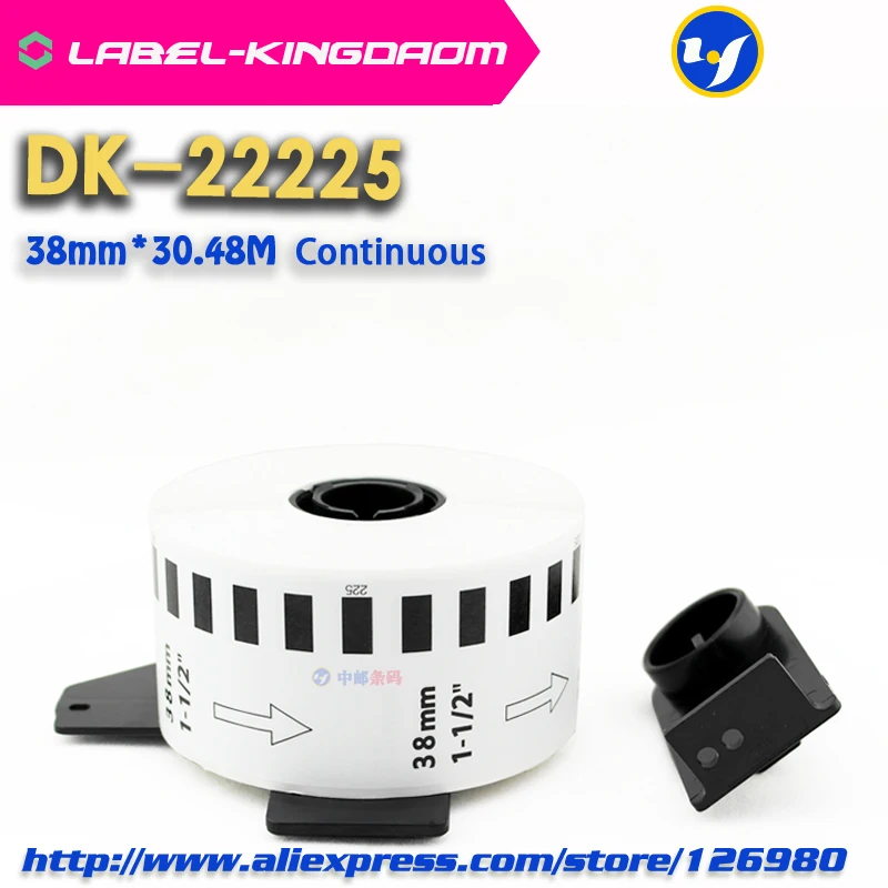 10 рулонов универсальный DK 22225 этикетка 38 мм * 30 48 м непрерывная Совместимость для