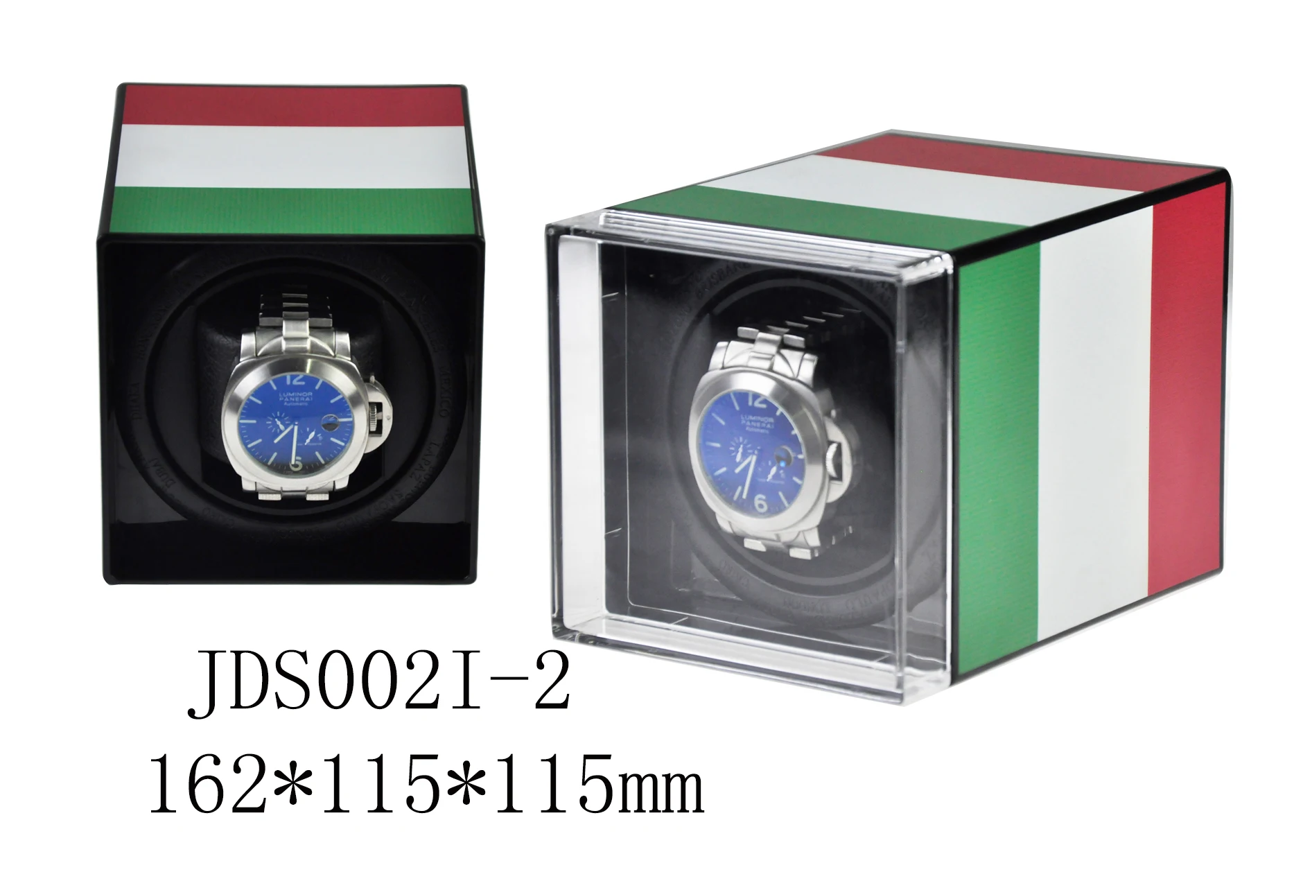 

National flag USB Power Supply Mechanical Watch Winding Box Case Motor Shaker Mini Watch Winder Holder Display Jewelry Storage