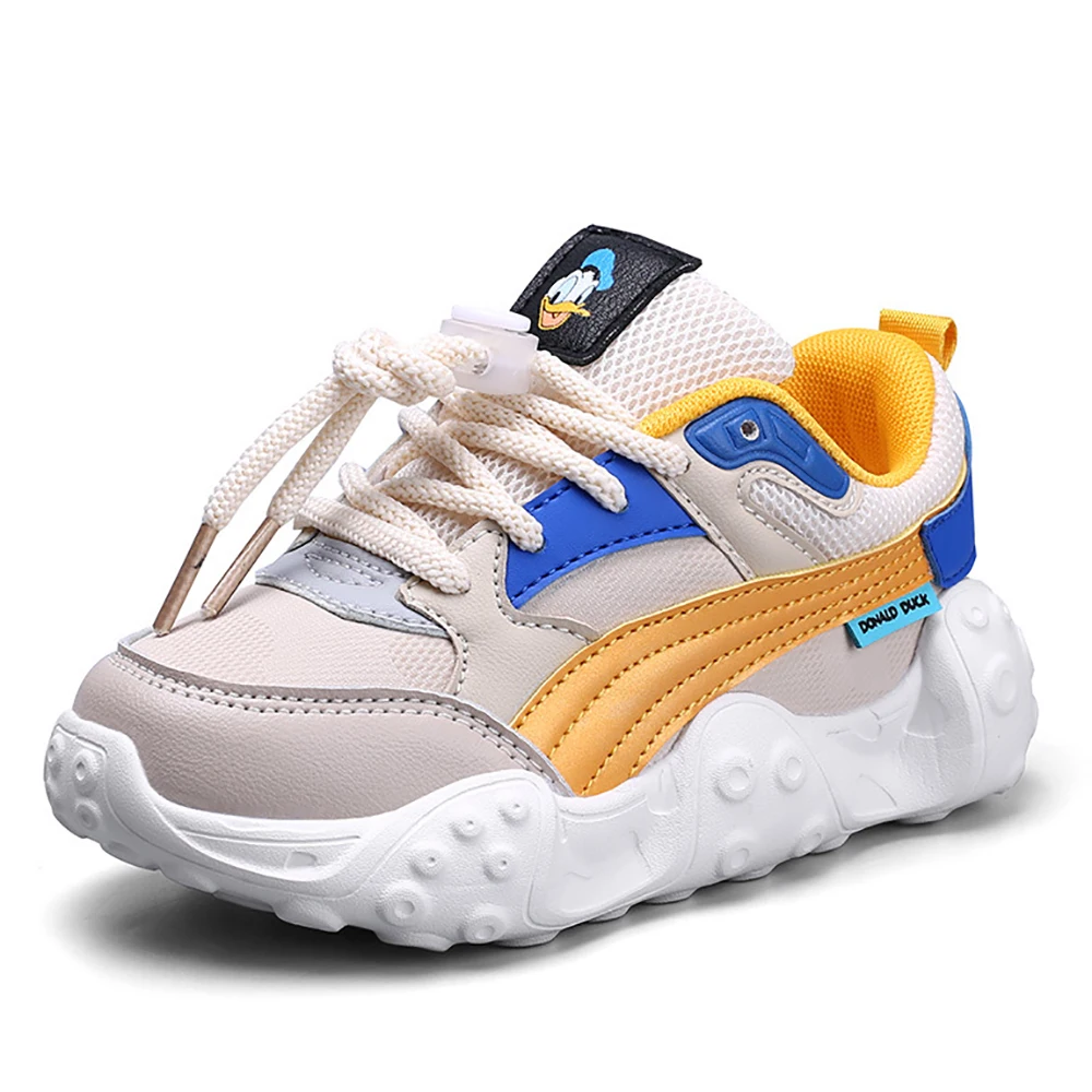 

Дизайнерские повседневные кроссовки для маленьких детей Disney светильник легкие нескользящие спортивные туфли для девочек и мальчиков, обув...