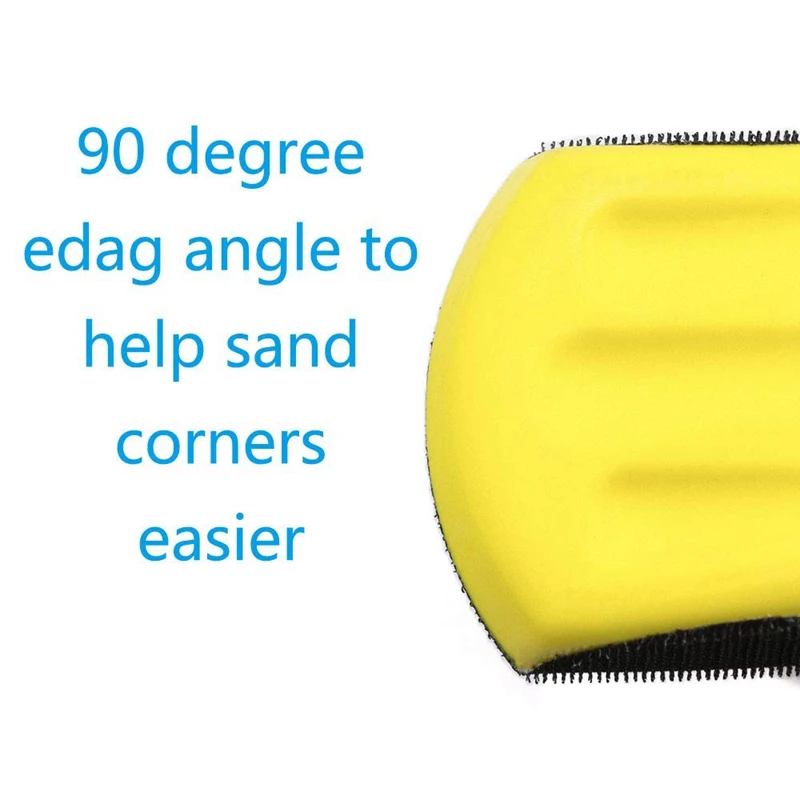 5 дюймов крюк и петля ручной шлифовальный мышь Блок Круглый песок коврик опорная