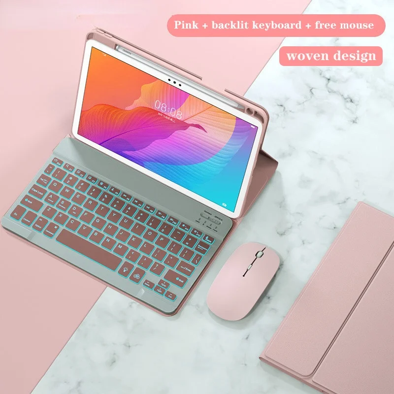 

Wireless Backlit Keyboard Case For Huawei Matepad 10.8 Pro 10.8 11 2021 Tablet Cover Matepad 10.4 Russian/Spanish N~ Key