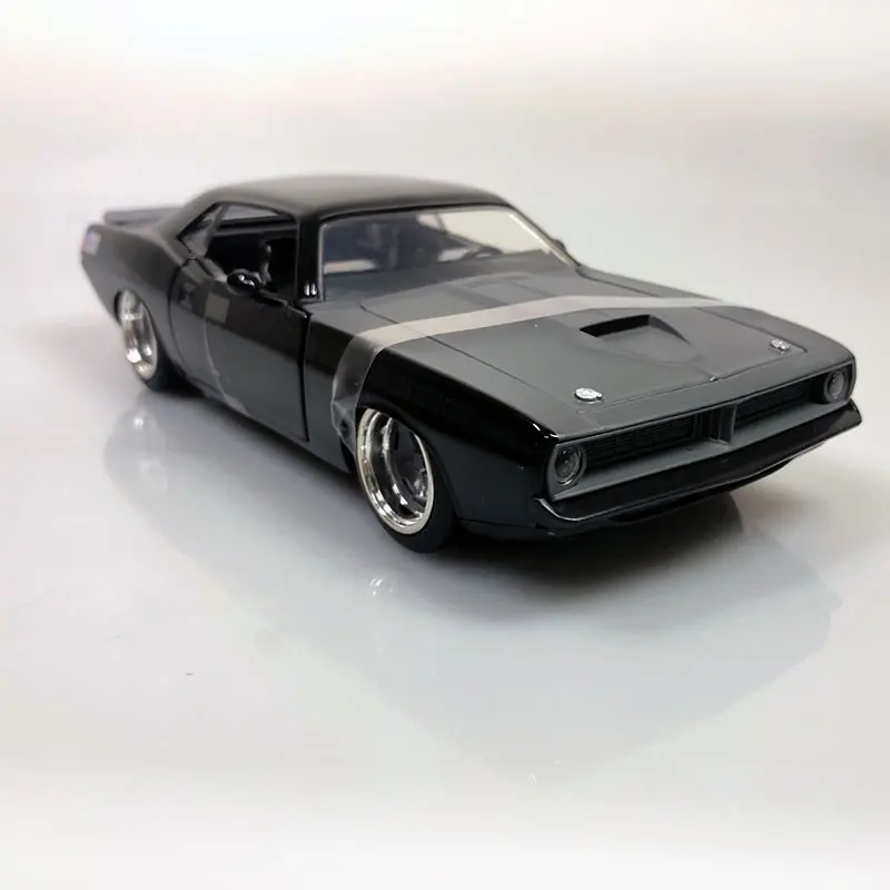 JADA 1/24 масштаб классический автомобиль 1970 Плимут Barracuda литой металлический модель