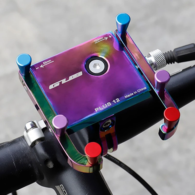 

Разноцветный держатель для телефона Гальваническое изменение цвета вращение на 360 градусов для мотоцикла, электрического велосипеда для у...