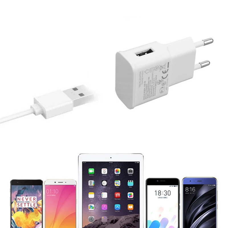 2A EU быстрое зарядное устройство AC Power Wall USB для iPhone X 8 7 6 6s 5 5s SE iPad Samsung Galaxy S8 S7 xiaomi HUAWEI