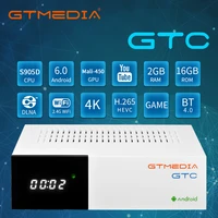 gtmedia gtcandroid tv boxbuilt in wifisatellite tv receiver decoder dvb s2t2c 2gb16gbsupport 3d 4k hd tv boxccam spain