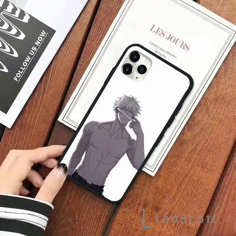 

Jujutsu Kaisen Satoru Gojo Phone Case for iPhone 11 12 pro XS MAX 8 7 6 6S Plus X 5S SE 2020 XR Soft silicone