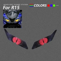 yzf r15 headlight guard sticker 3d protection decal motorcycle accessories for yamaha yzfr15 yzf r15 2017 2018