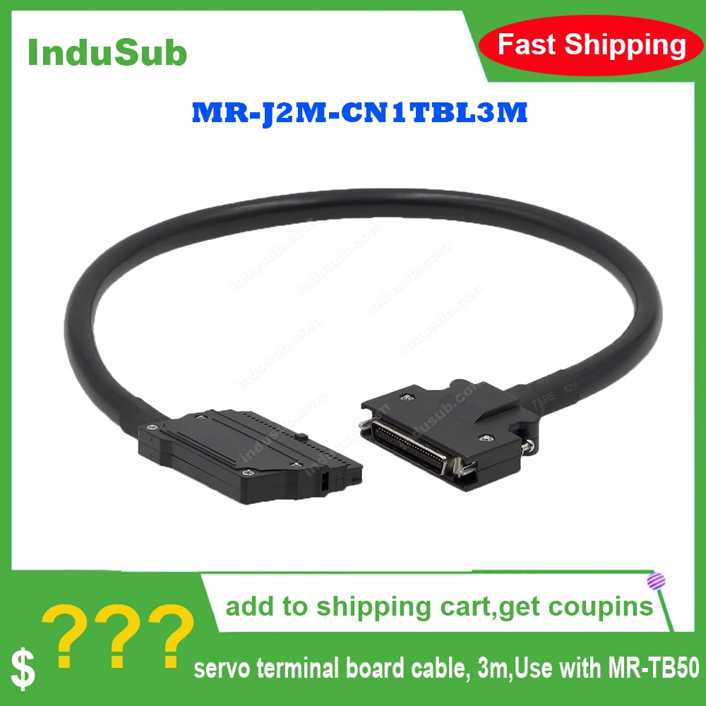 

MR-J2M-CN1TBL3M Servo Terminal Board Cable 3m Use with MR-TB50