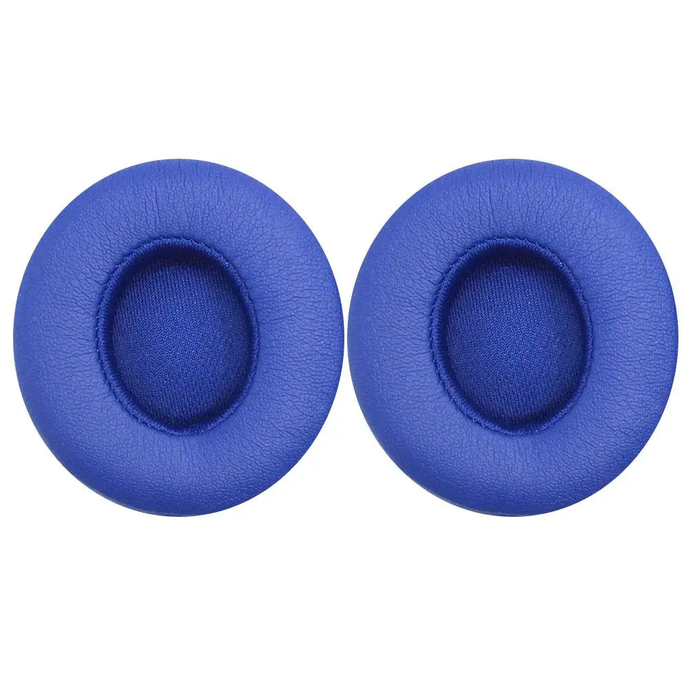 

2pcs Earphone Earpads Cushion Replacement Memory Foam Sponge Artificial Protein Leather for Beats Solo 2/3 Wireless Headset