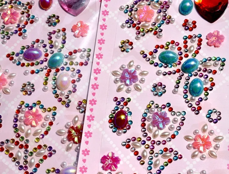 Детский макияж сценическое шоу мультфильм Драгоценные камни маленькая паста