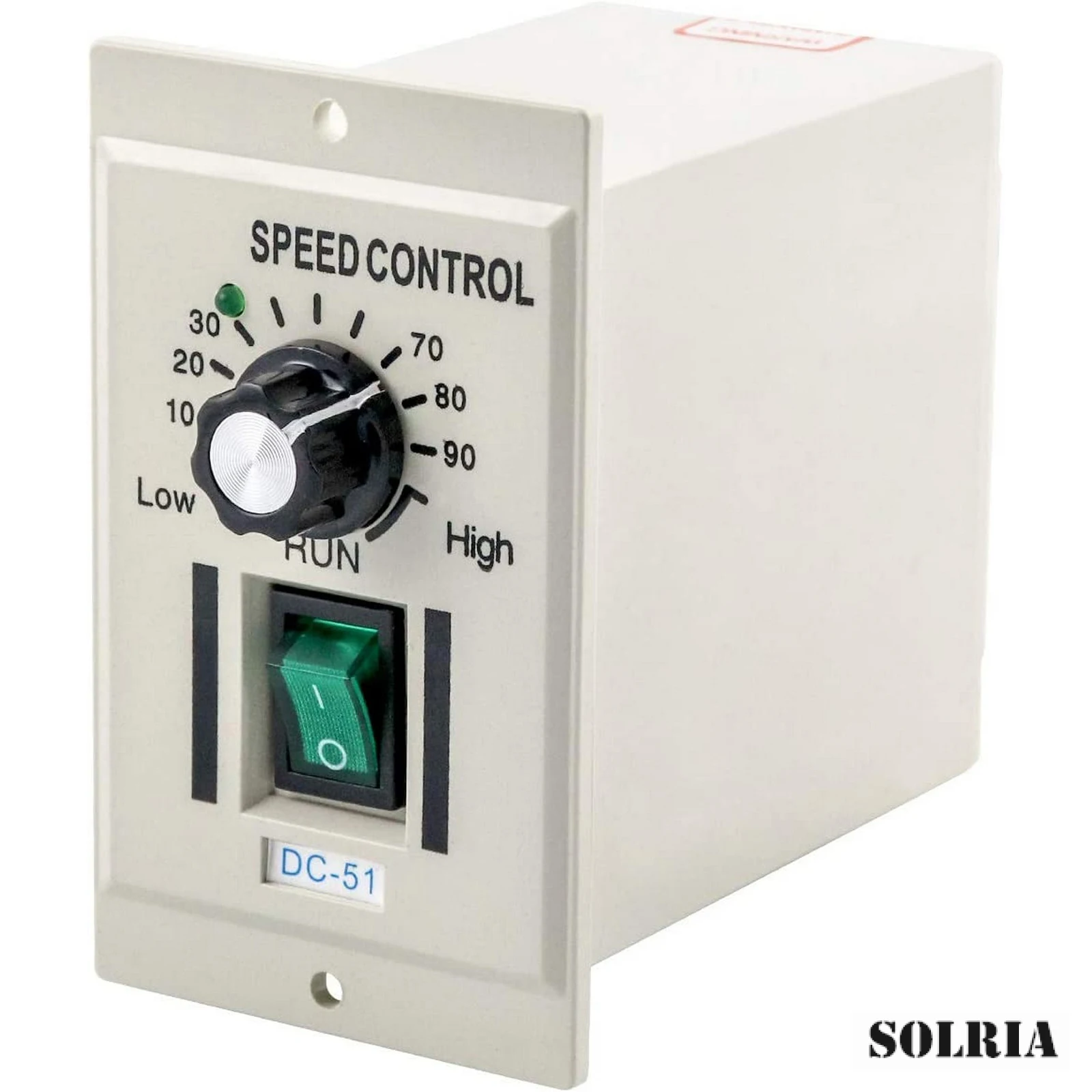 

AC 110V 400W Knob Motor Speed ​​Controller DC 0-90V Variable Speed ​​Regulator Suitable for 90V DC Motor Power Tools