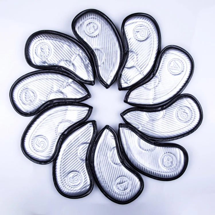 10 шт./партия Чехлы для гольфа из прозрачного полиуретана водостойкие