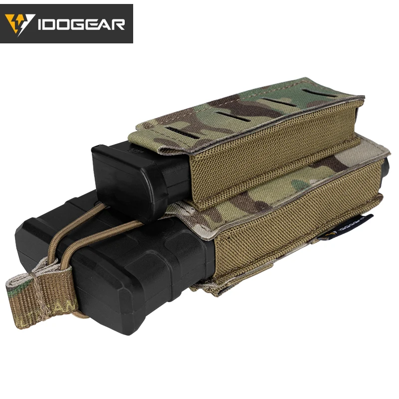 IDOGEAR тактическая LSR 9 мм 556 Магнитная сумка двойная переноска одиночная Сумка MOLLE