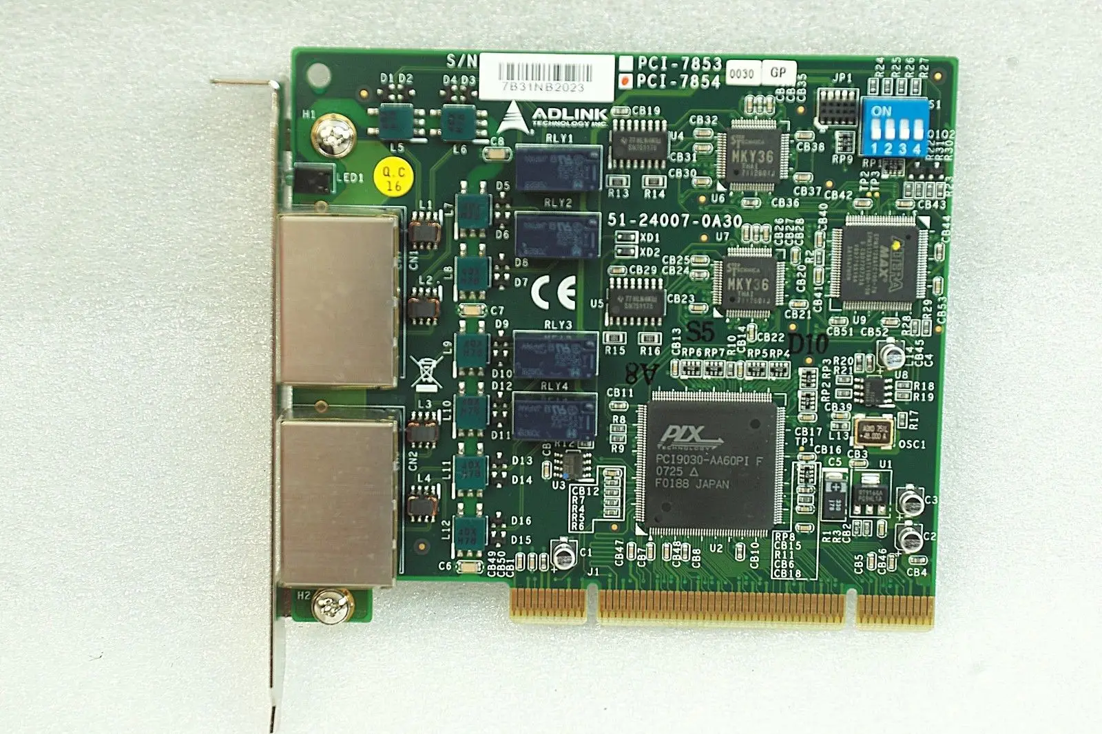 

ADLINK PCI-7853 PCI-7854 industrial control capture card test OK