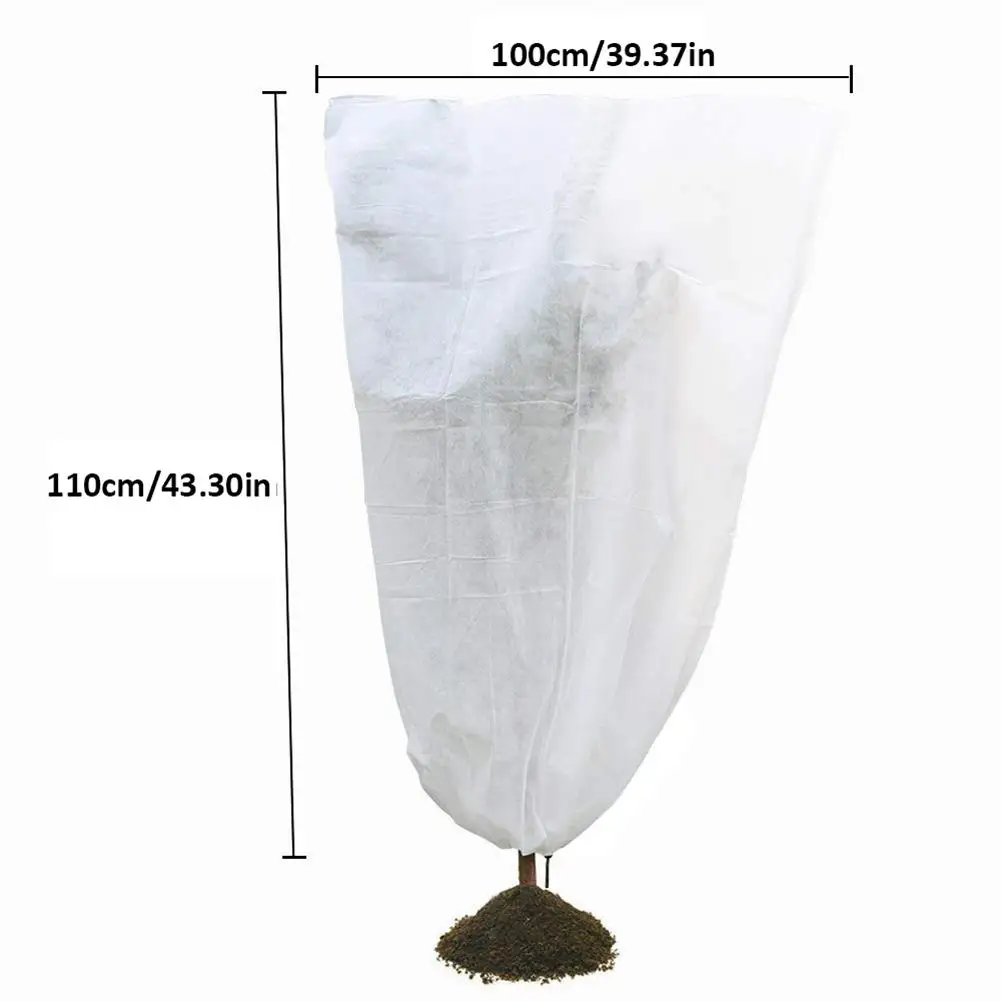 1x0.8m/1x1.1m/1x1.6m/1.6x2m Plant Protection Bag Winter Cover Garden Tool Non-woven Fabrics Insect Organic Net Frost | Дом и сад