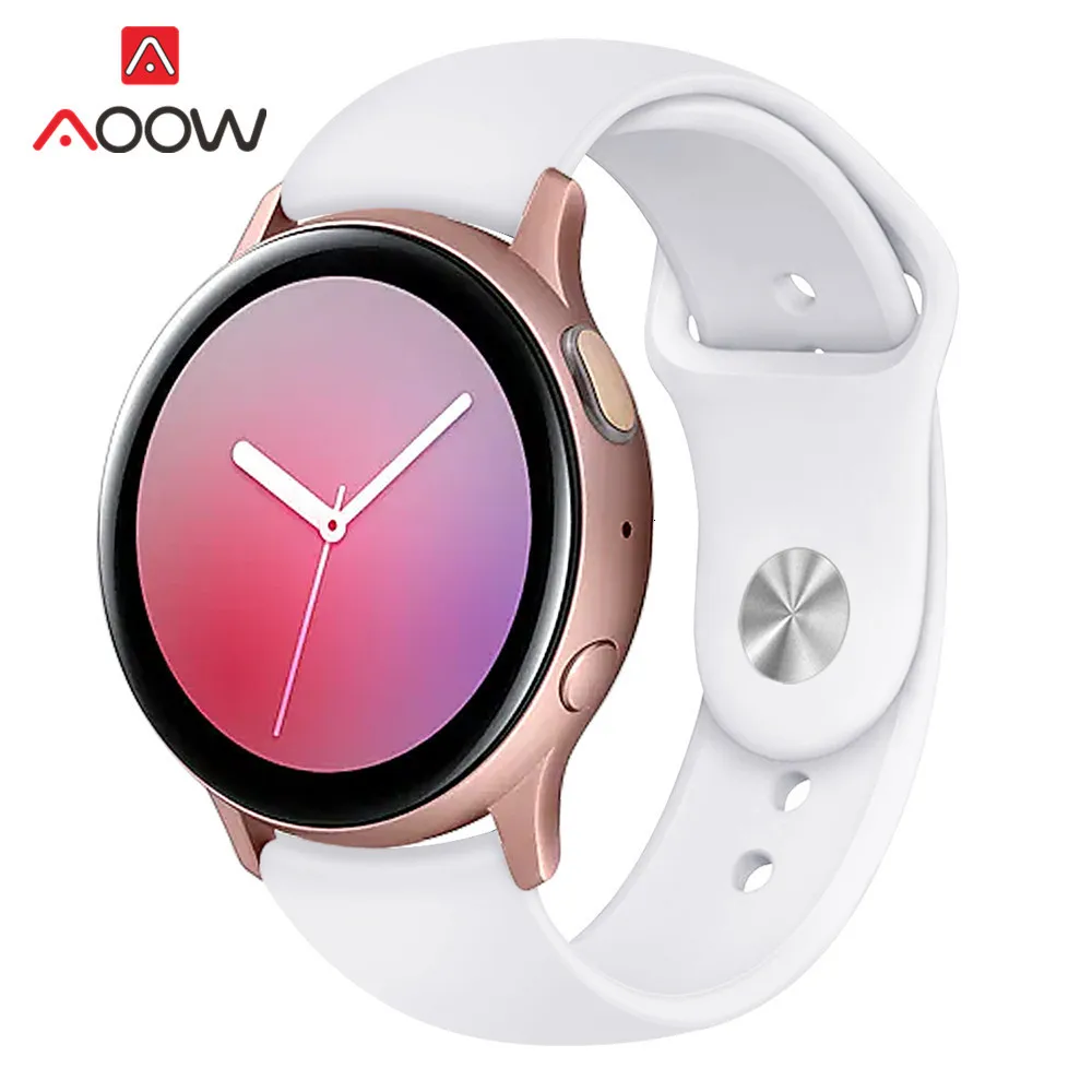 20 мм 22 мм силиконовый ремешок для samsung Galaxy Active 2 40 мм 44 мм gear S2 S3 ремешок для браслета для Galaxy Watch 42 мм 46 мм