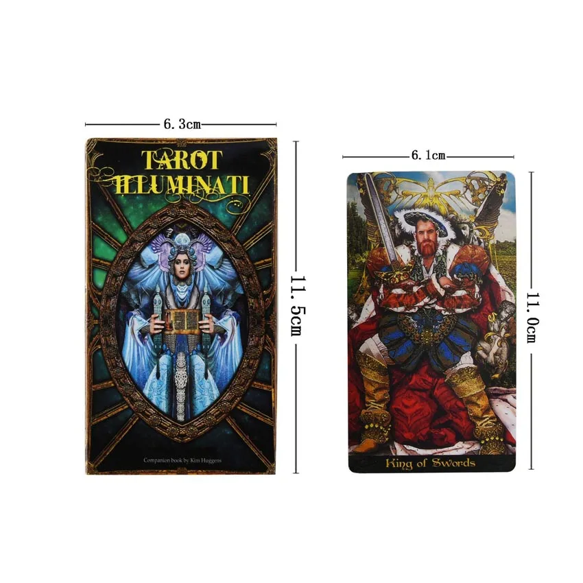 

Tarot Illuminati Deck 78 Card Cards Games