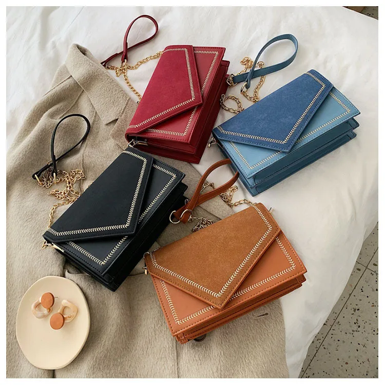 Замшевая женская сумка Ретро стиль нубук кожа 2019 осень новый тренд на плечо