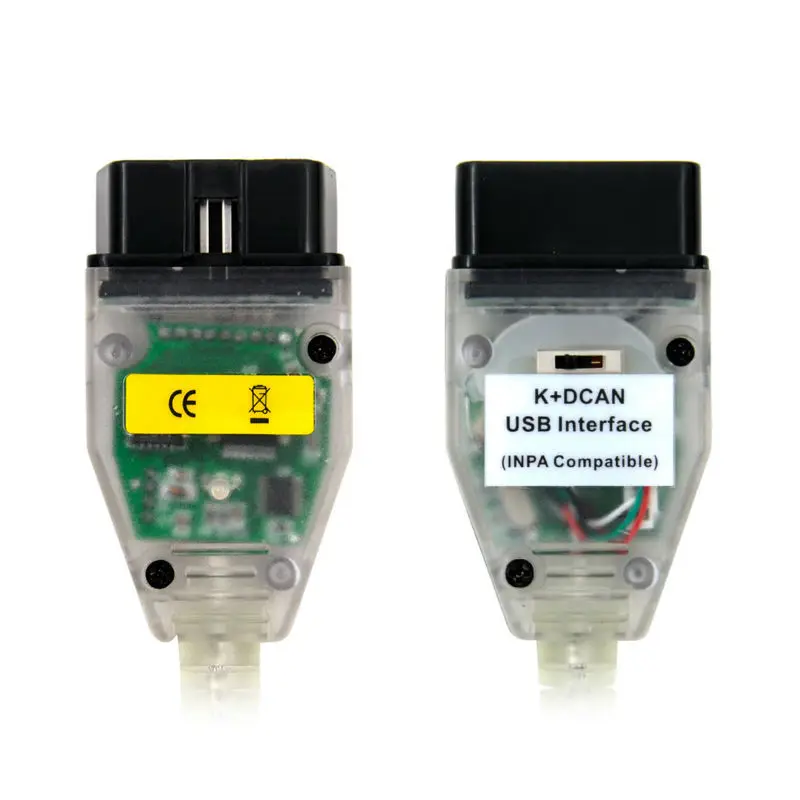 Диагностический кабель для BMW INPA K DCAN Switch FT232RQ чип с выключателем OBD2 20pin
