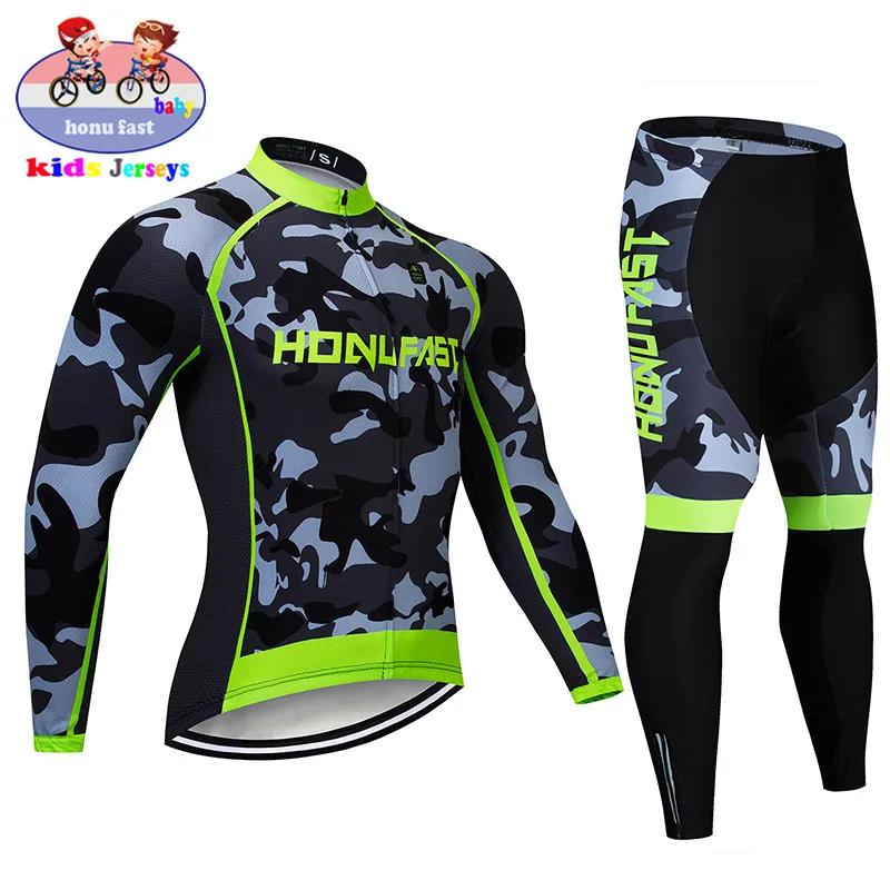 Детская Джерси с длинным рукавом для езды на горном велосипеде весна осень