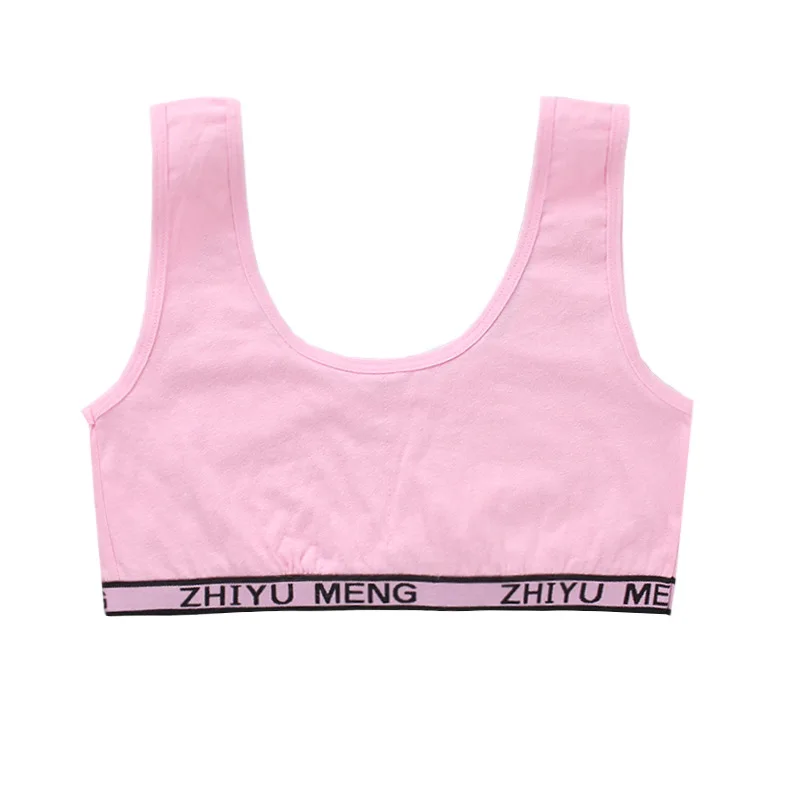 Sujetador de entrenamiento para adolescentes, chaleco para ni&ntilde;a, ropa interior suave, accesorios para ni&ntilde;a, sujetadores transpirables para ni&ntilde;a de 7 a 16 a&ntilde;os-4