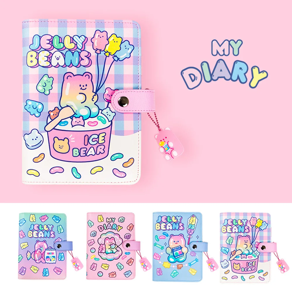 

Милый блокнот A6 в Корейском стиле, журнал Kawaii, спиральная тетрадь, вернуться в школу, дневник, ежедневник, планировщик, замечательный Органа...