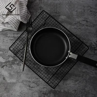 black grid baking tray stand biscuit cookie pie bread cake rack cooling rack shoot accessories props photography for food photo