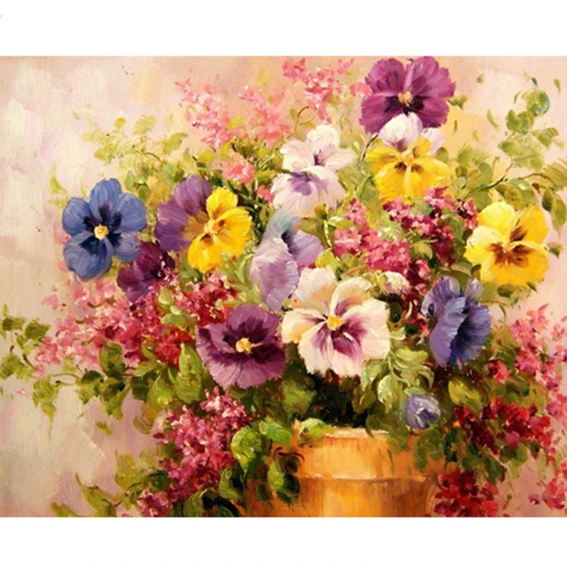 

Frame DIY Digital Painting By Numbers Kits Hand Painted Modern Wall Art Canvas Painting For Artwork