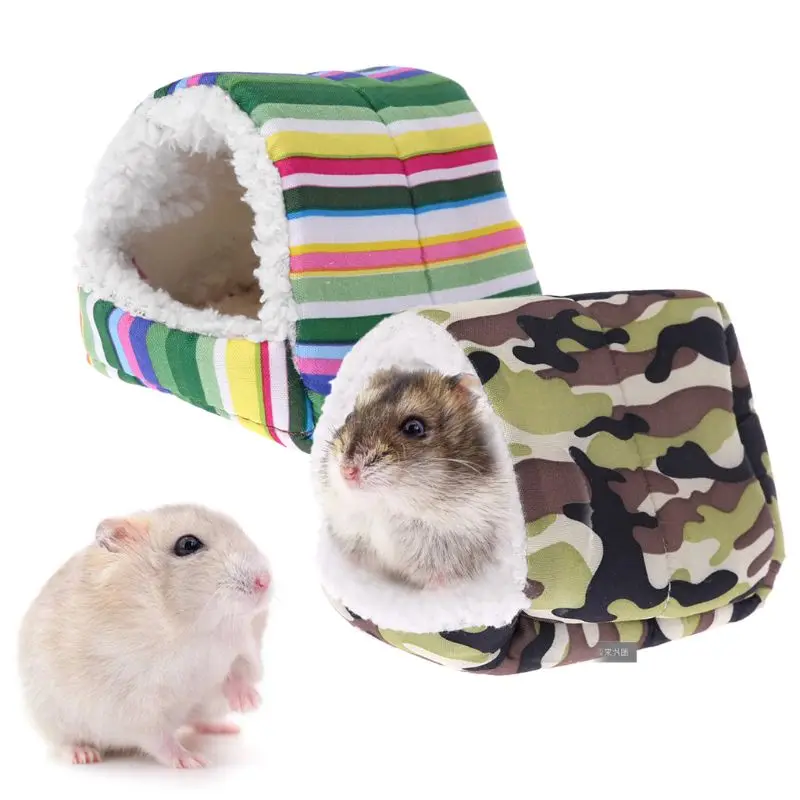 

Fleece Hamster Cage Guinea Pig Sleeping Mat Bed Warm Pad Small Animal House