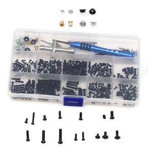 Новинка, 1 коробка, винты, установочный инструмент, Поворотный палец, фланцевая втулка, комплект аксессуаров для радиоуправляемой модели автомобиля Wltoys 114, 144001