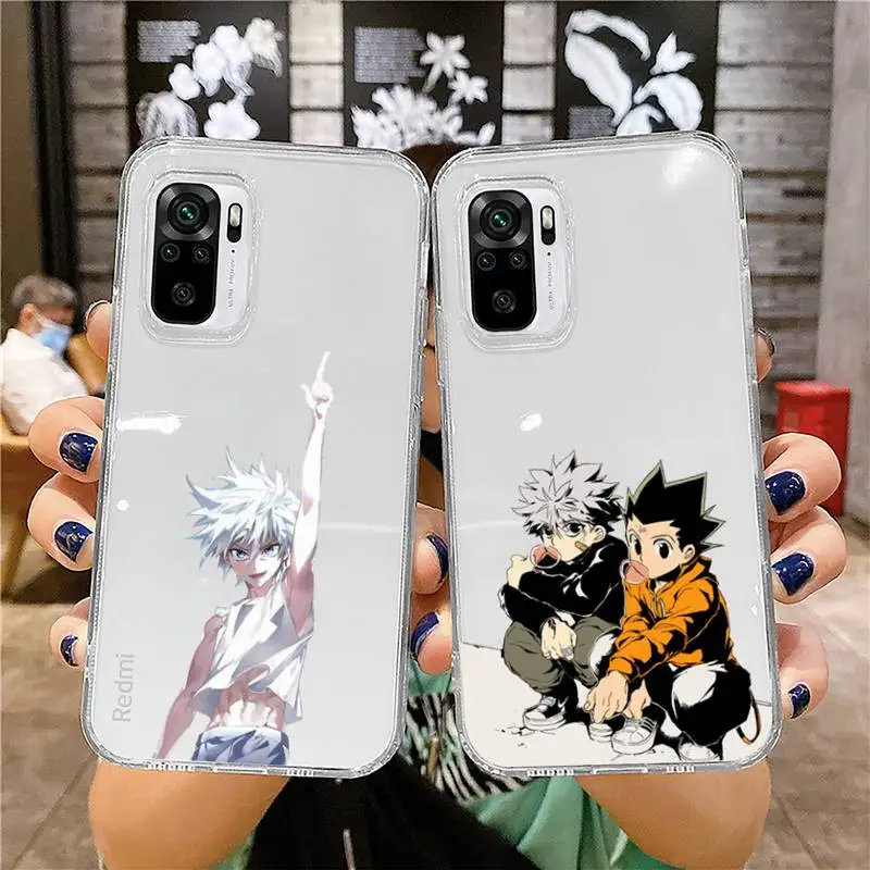

Hunter X hunter Phone Case Transparent for Xiaomi mi 10T 11 Redmi note 7 8 9 9S 10 9A 9T pro