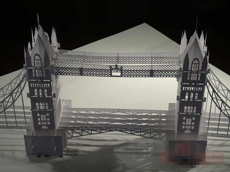 3D Бумажная лондонская башня мост архитектура домашний декор Набор пазлов модели